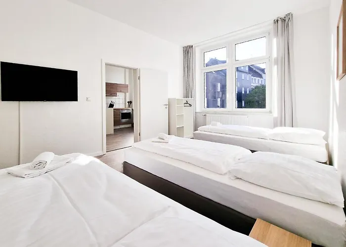 公寓 Tolstov - Several 1 Fitter With Kitchen And Washing Machine - 25 Min Messe Dus 杜伊斯堡